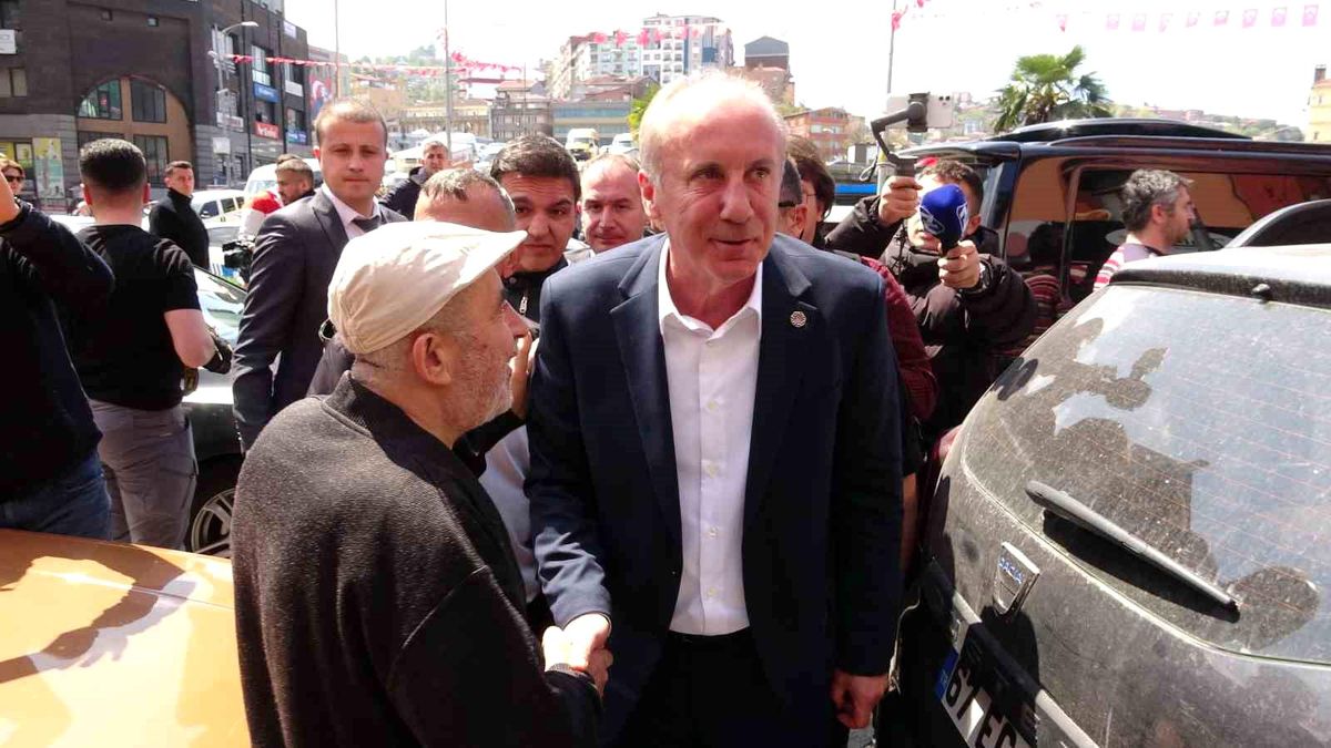 'AK Parti'nin polisi nasıl sizi koruyor' diyen vatandaşa İnce'den 'Devletin polisine saygısızlık yapma' cevabı