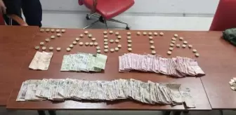 Dilencinin üzerinden bin 505 lira çıktı