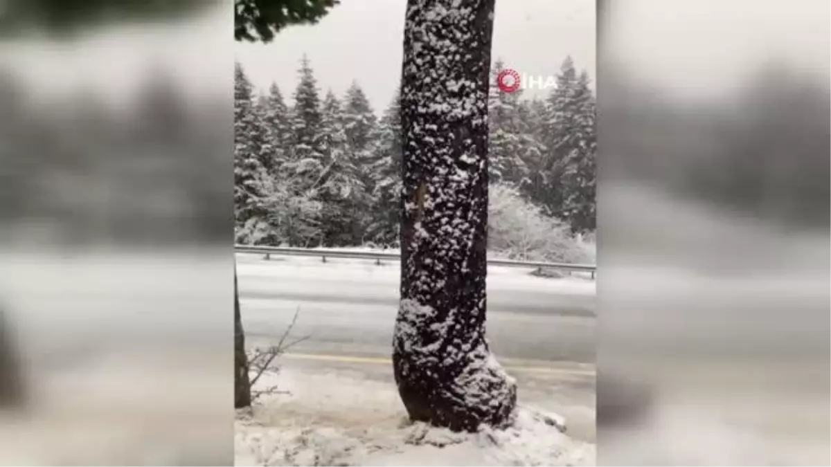 Ilgaz Dağı'nda nisan ayında kar sürprizi