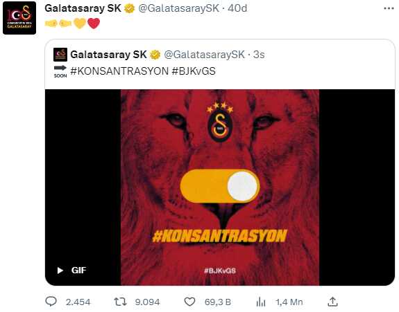 Maçın bitimini beklediler! Galatasaray'dan ezeli rakibine bomba gönderme Maçın bitimini beklediler! Galatasaray'dan ezeli rakibine bomba gönderme