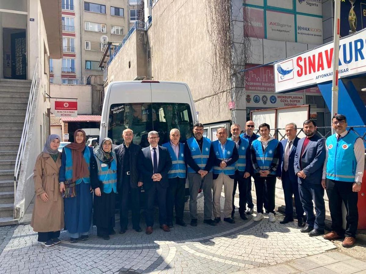 Afyonkarahisar İl Müftülüğü gönüllü personelleri Hatay'a gidiyor