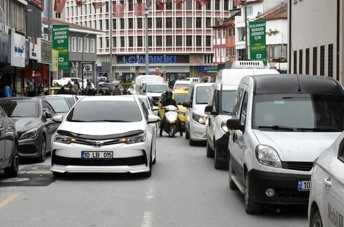 Balıkesir'de trafiğe kayıtlı araç 551 bin oldu
