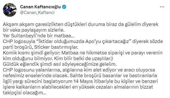 Canan Kaftancıoğlu'ndan bomba iddia: CHP adına sahte broşür bastırdılar