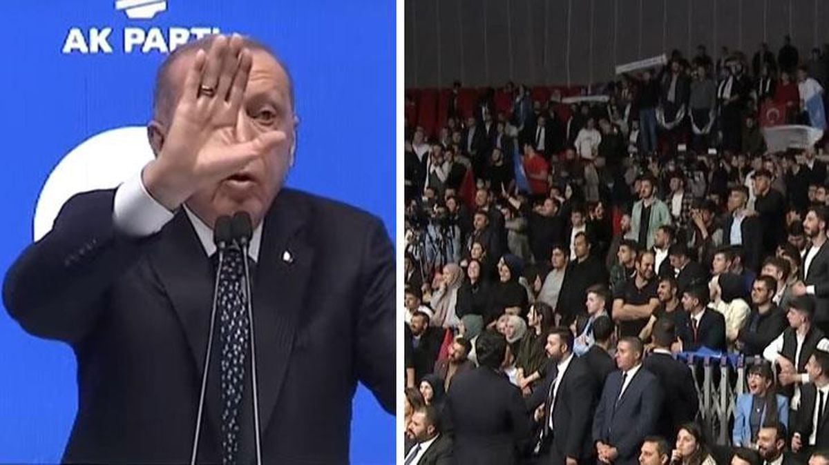 Cumhurbaşkanı Erdoğan, salondakilerin CHP'li gençleri yuhalamasına izin vermedi: Olmaz olmaz