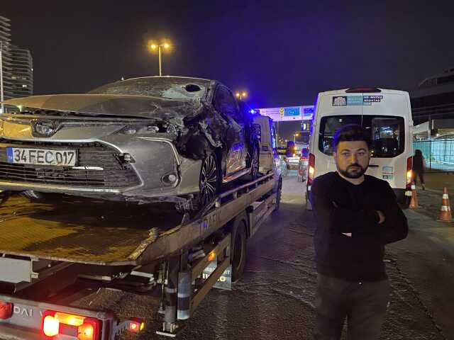 Makas atan otomobil trafiği savaş alanına çevirdi: 8 yaralı