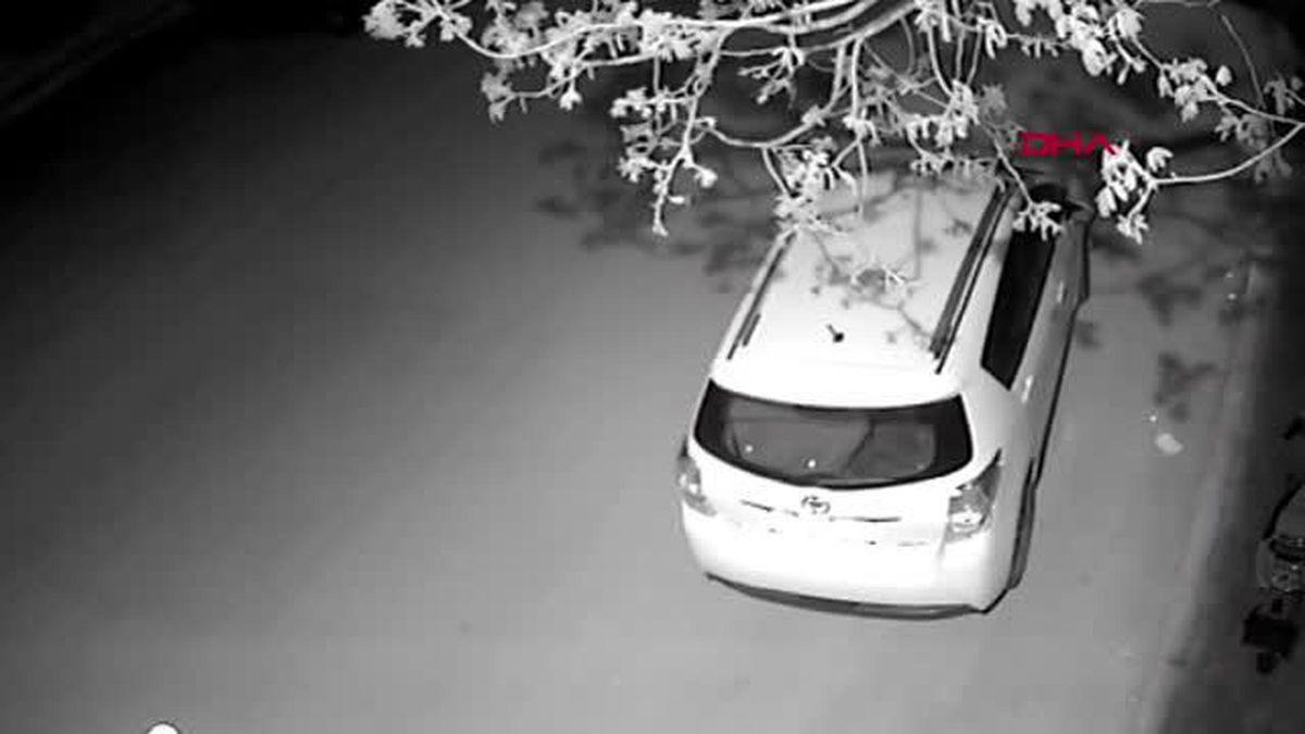 OTOMOBİL HIRSIZLIĞI KAMERADA