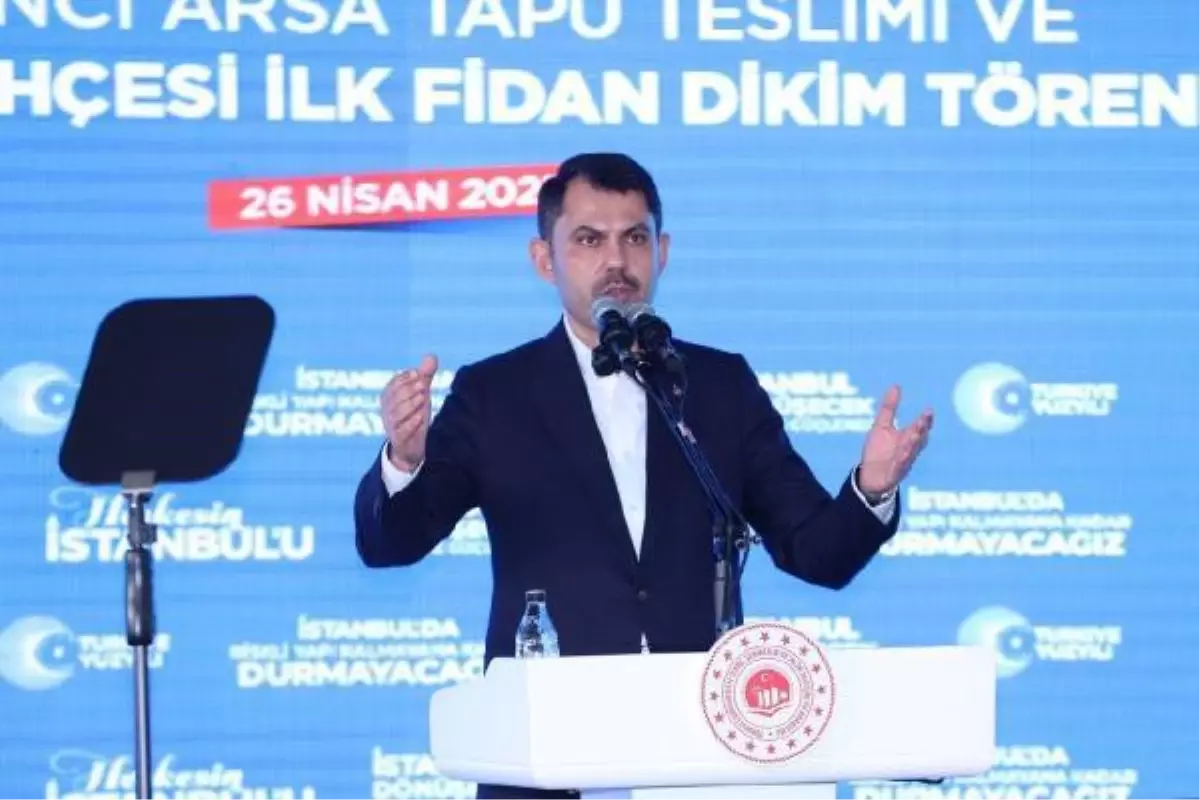 Bakan Kurum: Yarısı Bizden kampanyasına 10 bin 165 bina için başvuru yapıldı