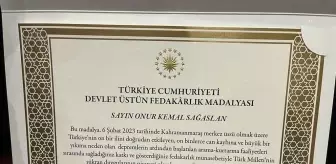 Bilecik Belediyesi İtfaiye Çalışanlarına Devlet Üstün Fedakarlık Madalyası Verildi