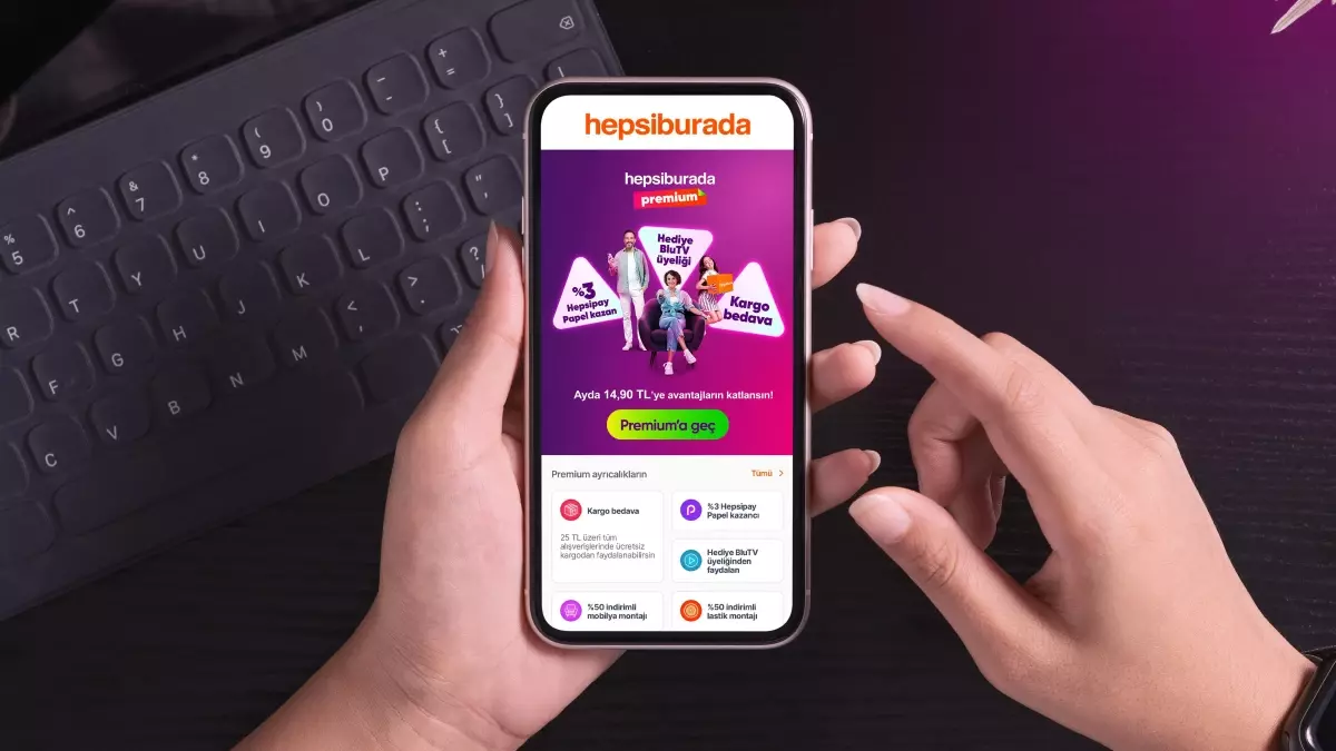 Hepsiburada Premium'da artık sepet tutarından bağımsız tüm alışverişlerde kargo bedava