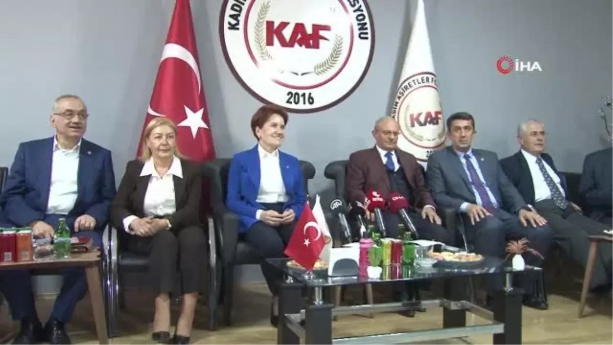 İYİ Parti Genel Başkanı Akşener: 'Seçmeni velinimet görürüm'