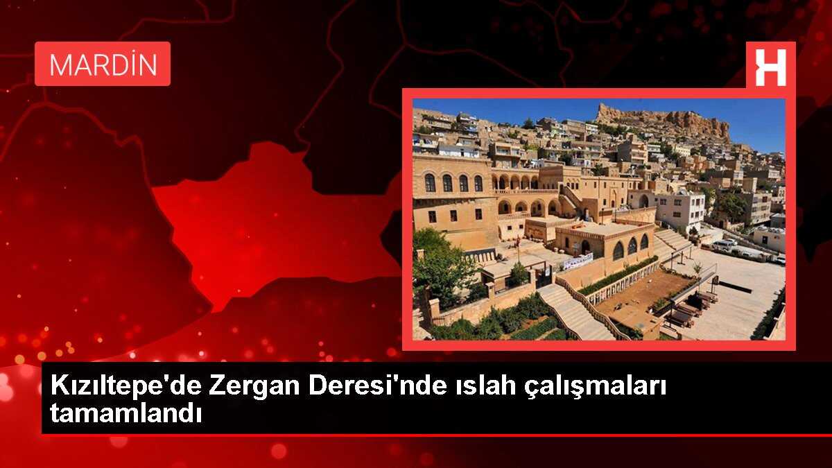 Kızıltepe'de Zergan Deresi'nde ıslah çalışmaları tamamlandı