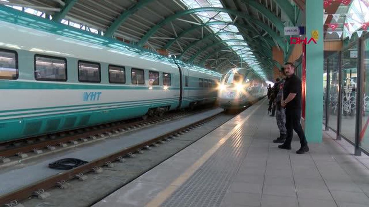 SİVAS YÜKSEK HIZLI TREN PROJESİNİN AÇILIŞI İÇİN SİVAS'A GELDİ -TAMAMI FTP'DE