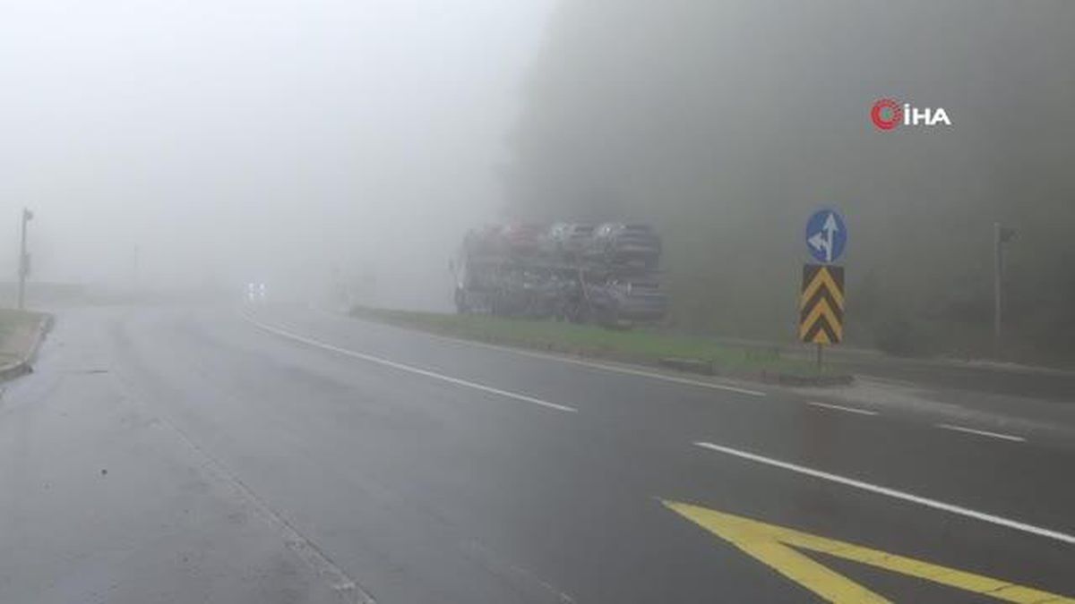 Bolu Dağı'nda göz gözü görmüyor