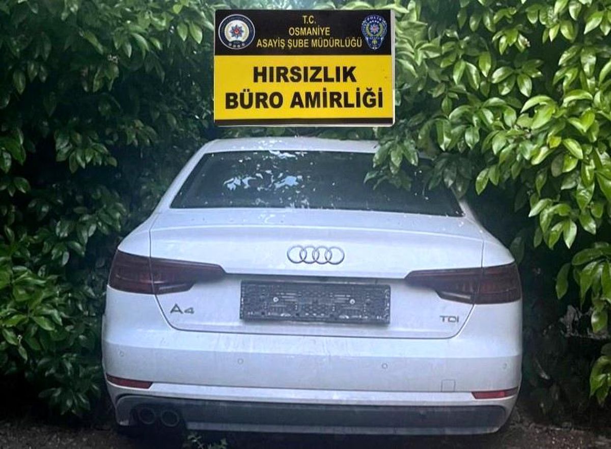 Çalıntı otomobil portakal bahçesinde bulundu: 1 şüpheli tutuklandı