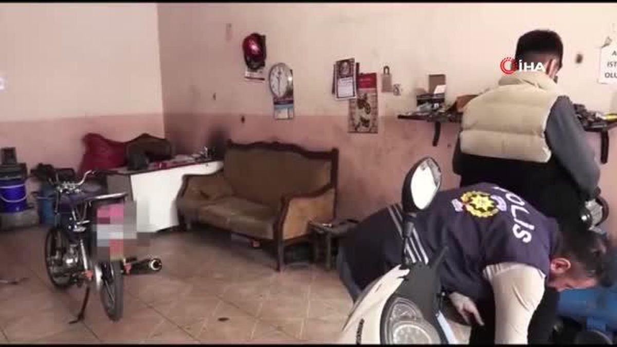 Gaziantep'te 4 çalıntı motosiklet ele geçirildi