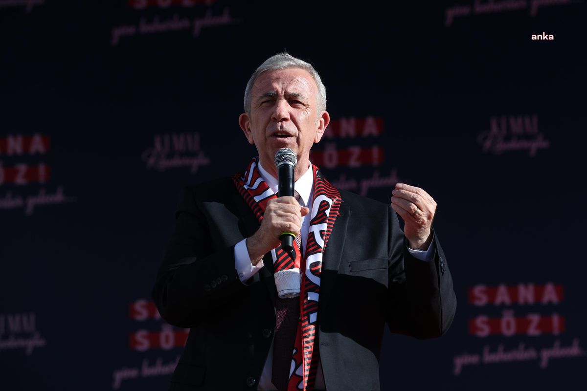 HÜDA-PAR, mitingindeki sözleri nedeniyle suç duyurusunda bulundu, Mansur Yavaş'tan yanıt gecikmedi: Şeref madalyasıdır
