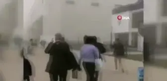Meksika'da fırtına çadırı devirdi, 13 kişi yaralandı