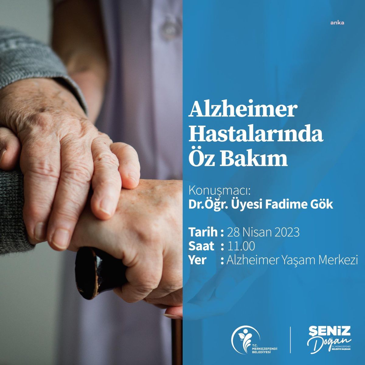 Merkezefendi Belediyesi'nden 'Alzheimer Hastalığında Öz Bakım' Semineri