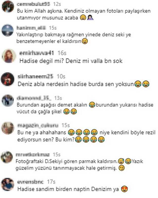 Deniz Seki son halini paylaştı, görenler Hadise ve Demet Akalın'a benzetti Deniz Seki son halini paylaştı, görenler Hadise ve Demet Akalın'a benzetti