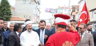 Diyanet İşleri Başkanı Ali Erbaş, Roman vatandaşların umreye uğurlama programına katıldı