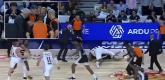 EuroLeague'de skandal! Obradovic'in maçında yumruklar konuştu, oyun yarıda kaldı