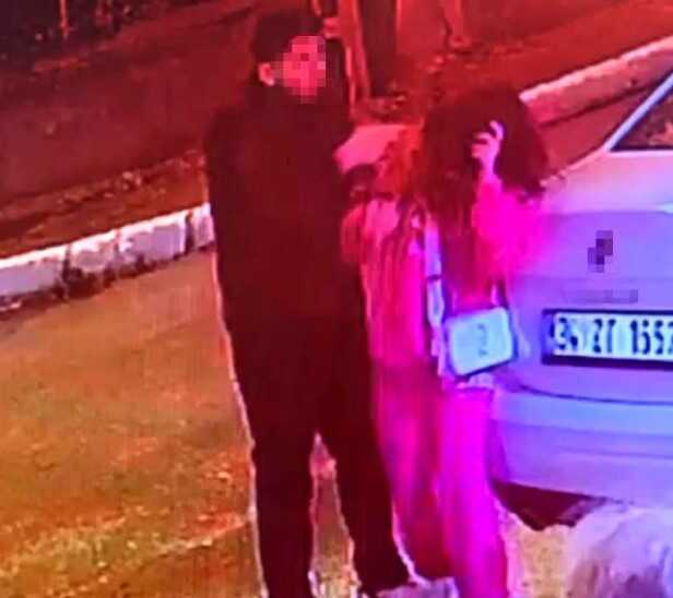 Genç kızın tekme tokat dayak yediği anları çevredekiler film izler gibi izledi