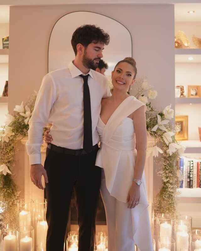 Oyuncu Eda Ece ile Buğrahan Tuncer nişanlandı