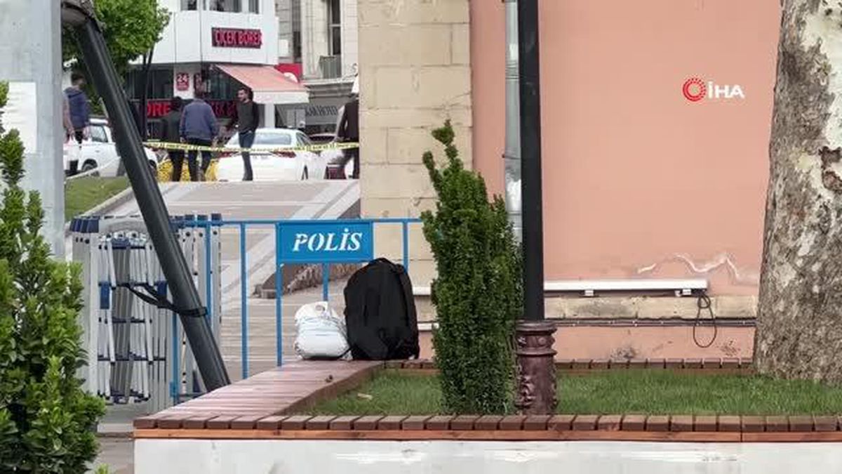 Polisi görünce bırakıp kaçtığı çanta, fünye ile patlatıldı