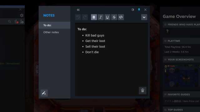 Steam masaüstü uygulaması yenilendi