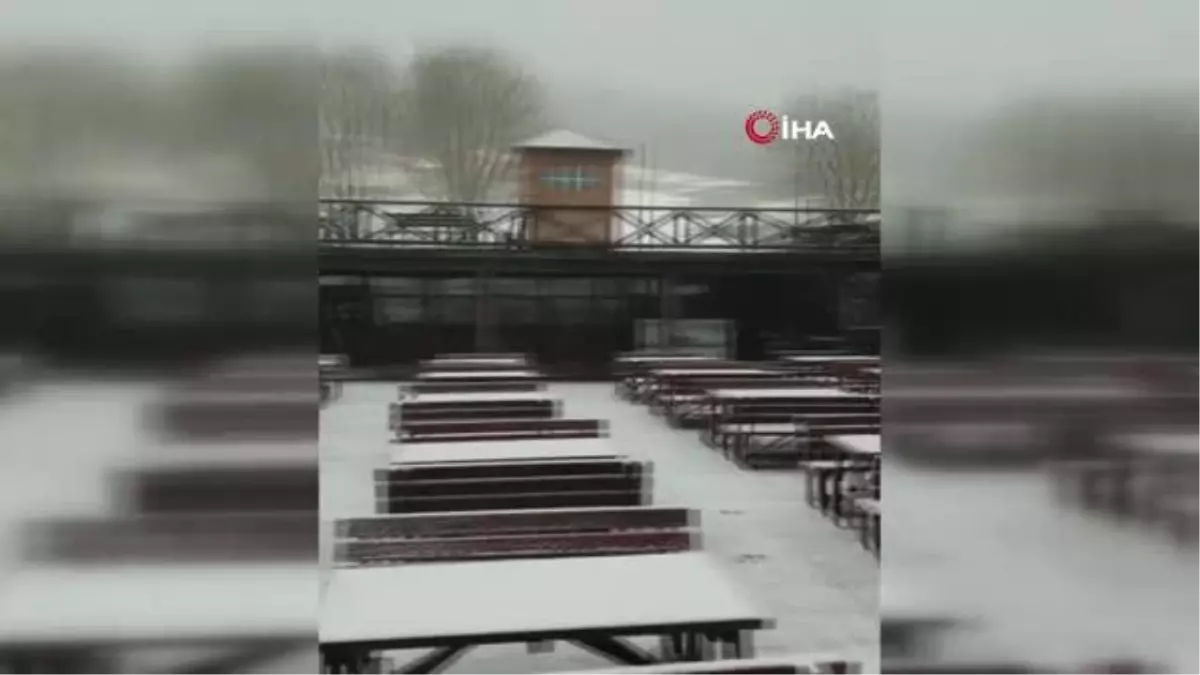 Uludağ'da Nisan ayında kar sürprizi