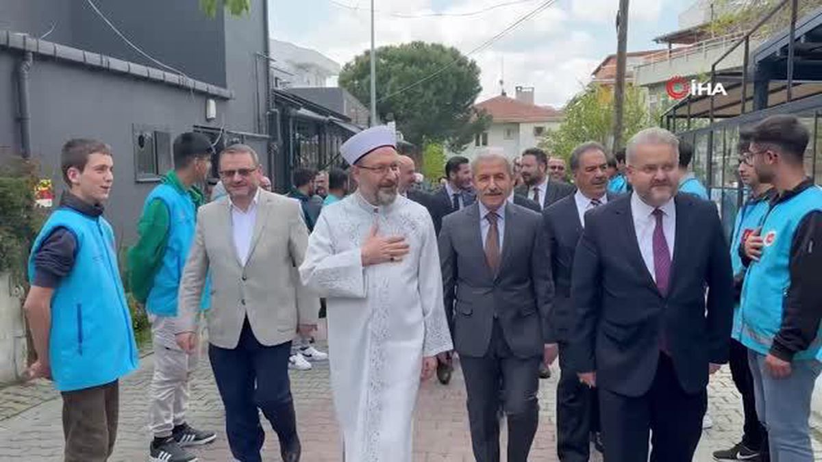 Diyanet İşleri Başkanı Erbaş: 'Gençlerimizi daha iyi yetiştirmek için büyük bir gayretin içerisinde olacağız'
