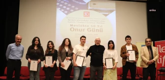 İLEV'ten 50 yılını dolduran gazetecilere onur plaketi