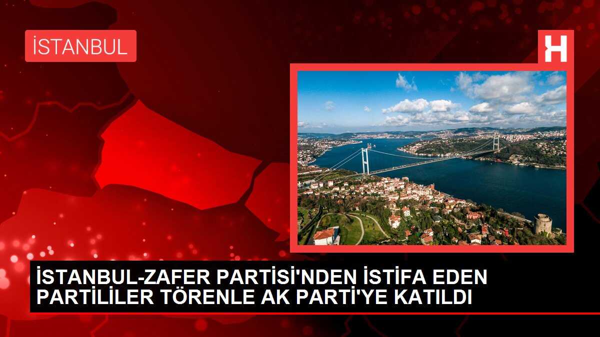 Zafer Partisi'nden 300 üye AK Parti'ye katıldı