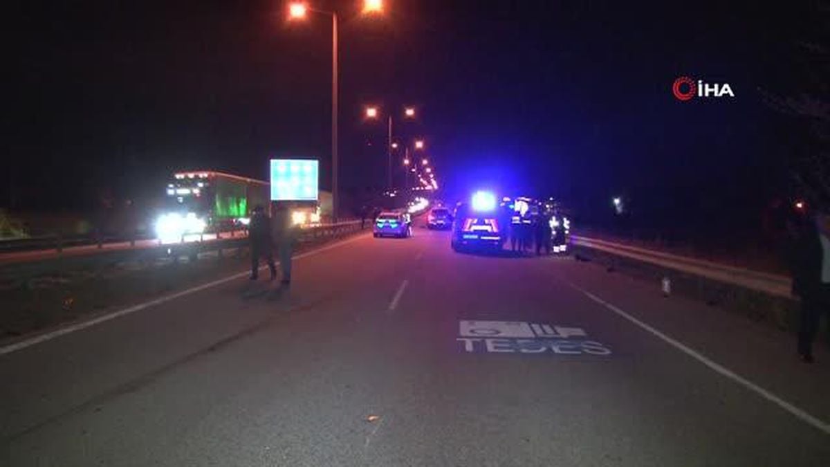 Kapıkule yolunda feci kaza: 78 metre sürüklenen motosiklet sürücüsü hayatını kaybetti