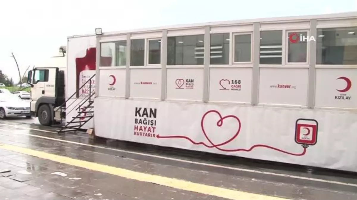 Kızılay kan bağış tırı Bingöl'de