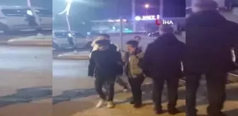 Kontrolden çıkan otomobil takla attı