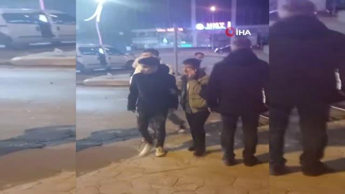 Kontrolden çıkan otomobil takla attı