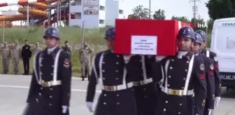 Mardin'de şehit asker törenle memleketine uğurlandı