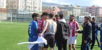 Serhat Ardahanspor ile Göle Belediyespor arasında kavga çıktı