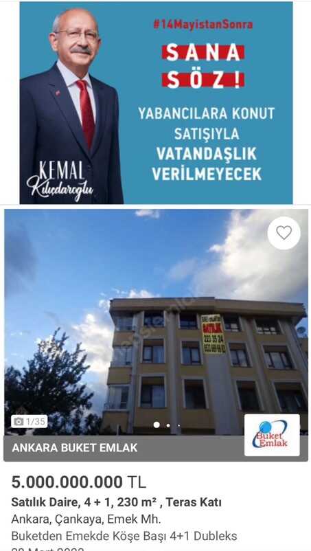 CHP'nin hedeflemeli 'Kiraları Düşüreceğiz' reklamı sosyal medyanın gündemine oturdu