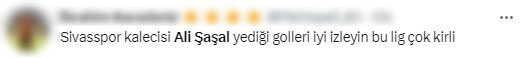 Sivasspor kalecisi Ali Şaşal'ın Fenerbahçe'nin gollerinde yaptıkları maçın önüne geçti Sivasspor kalecisi Ali Şaşal'ın Fenerbahçe'nin gollerinde yaptıkları maçın önüne geçti