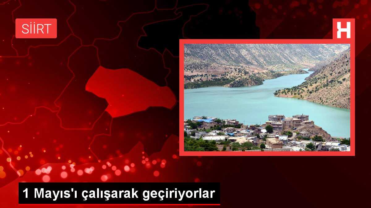 1 Mayıs'ı çalışarak geçiriyorlar
