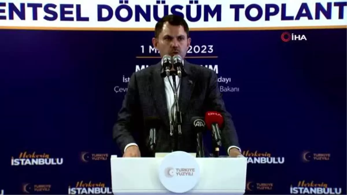Bakan Kurum: '2 yıl içerisinde bu inşaatları bitirip tamamlayıp teslim edecek'