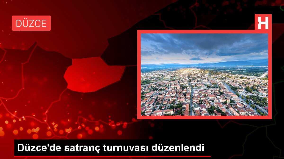 Düzce'de satranç turnuvası düzenlendi