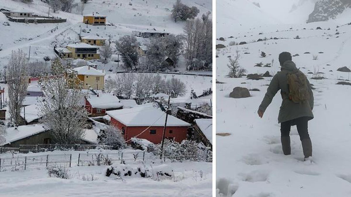 Erzincan'da mayıs ayında kar sürprizi! Az buz değil lapa lapa yağdı