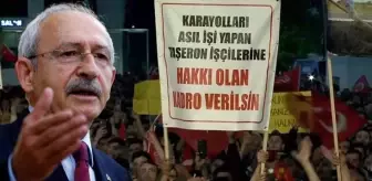 Kılıçdaroğlu mitingde açılan pankarta kayıtsız kalmadı: Taşeron işçisine kadro vereceğiz, söz