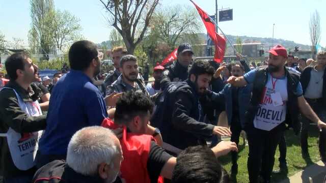 Maltepe'de 1 Mayıs kutlamaları öncesi polis müdahalesi