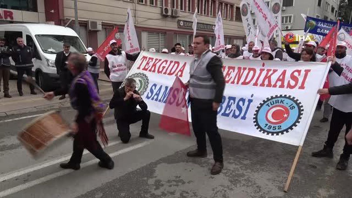 Samsun'da 1 Mayıs kutlamaları