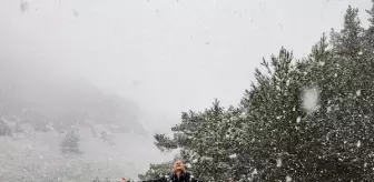 Sivas'ta Mayıs Ayında Kar Yağışı