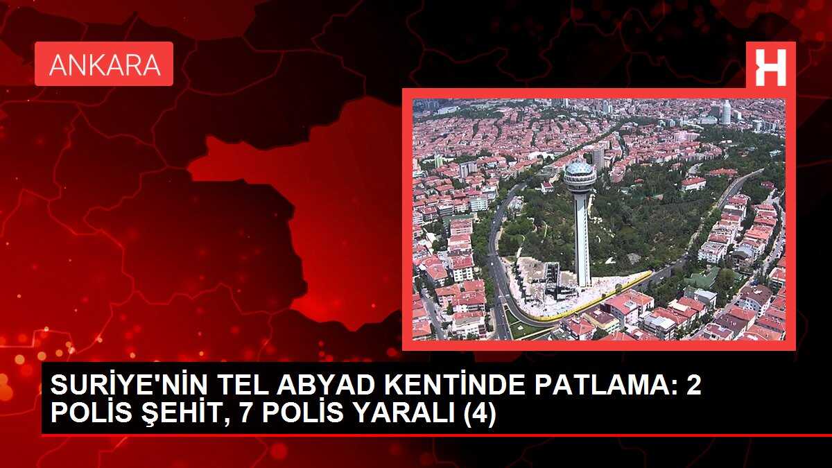 Suriye'deki patlamada şehit olan polis memuru için taziye ziyaretleri